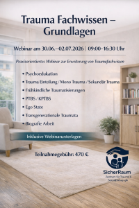 Webinar Trauma Fachwissen Grundlagen
