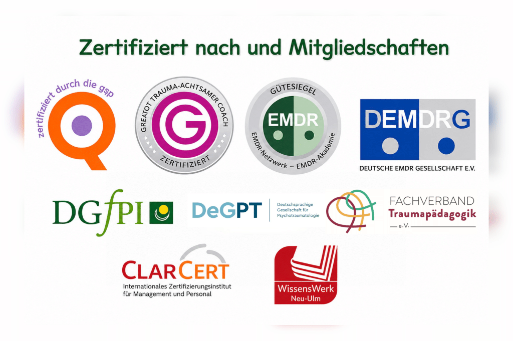 Zertifiziert nach und Mitgliedschaften