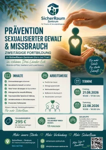 Fortbildung Prävention sexualisierter Gewalt und Missbrauch im SicherRaum-Zentrum in Konz bei Trier