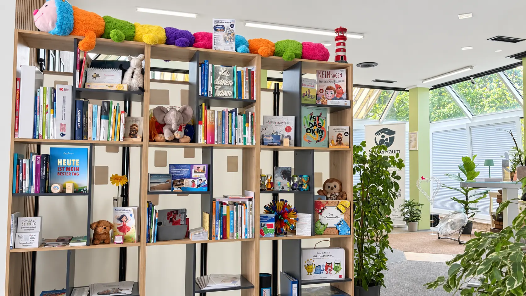 Fachbibliothek des SicherRaum-Zentrums zu Trauma, Beratung und Pädagogik